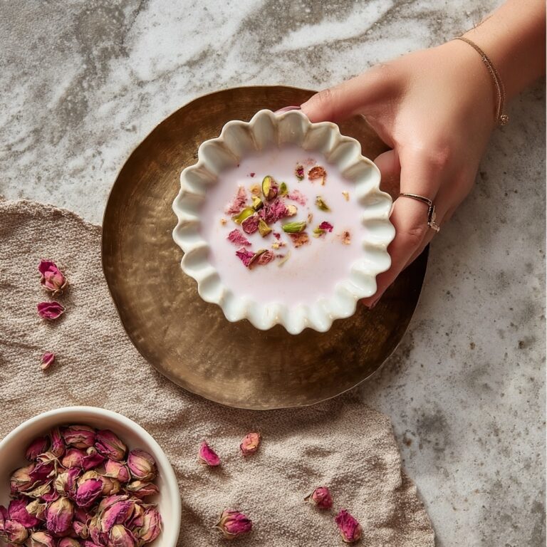 Vegan Rose Basundi: A Creamy Dairy-Free Indian Dessert Recipe