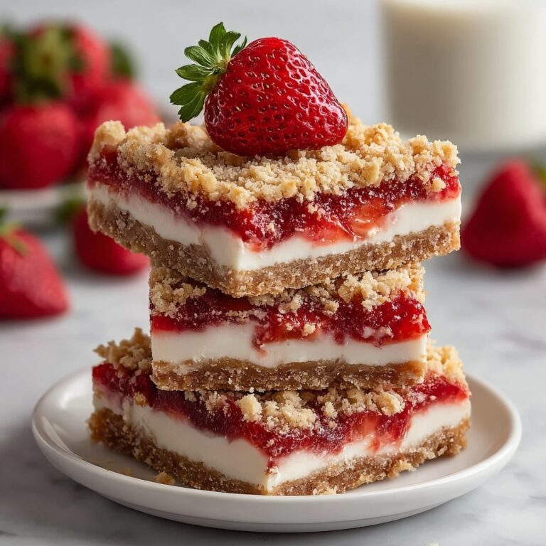 Healthy Strawberry Oatmeal Bars Recipe