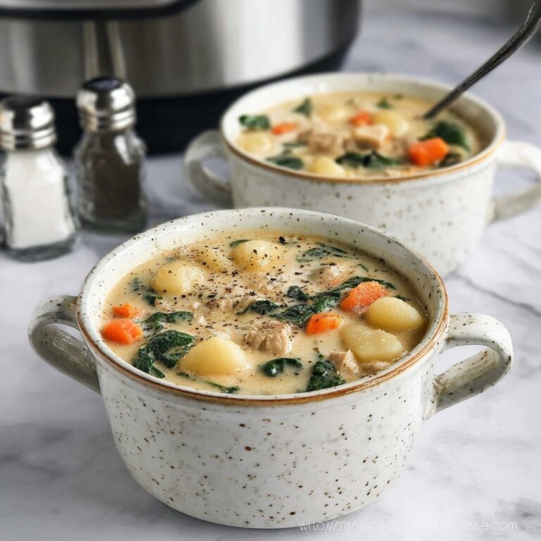 Crockpot Chicken Gnocchi Soup Recipe