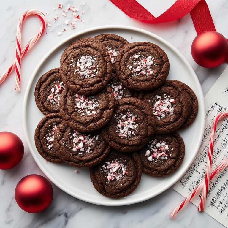 Double Chocolate Peppermint Cookies Recipe