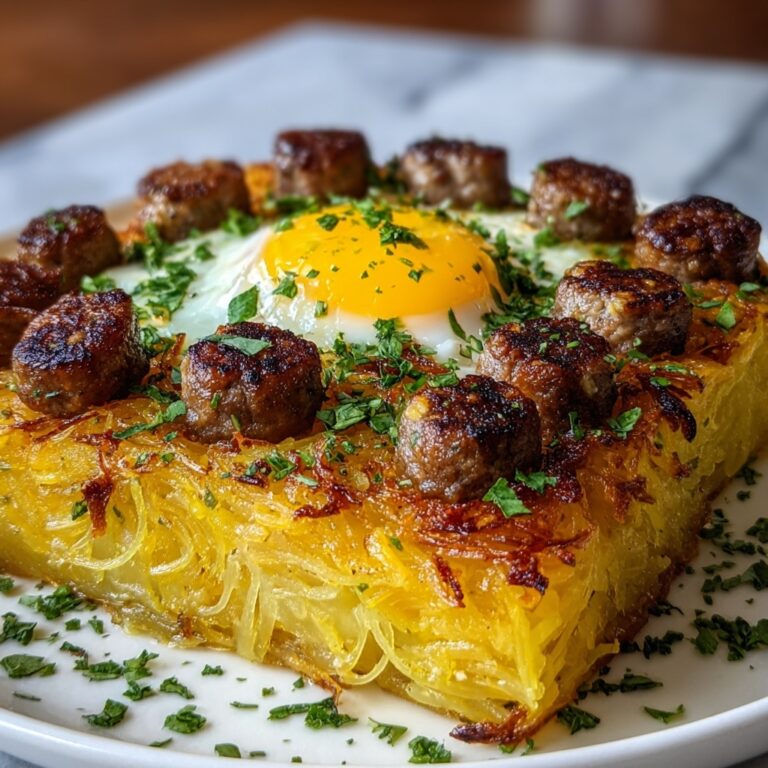 Sausage Hashbrown Breakfast Casserole Recipe