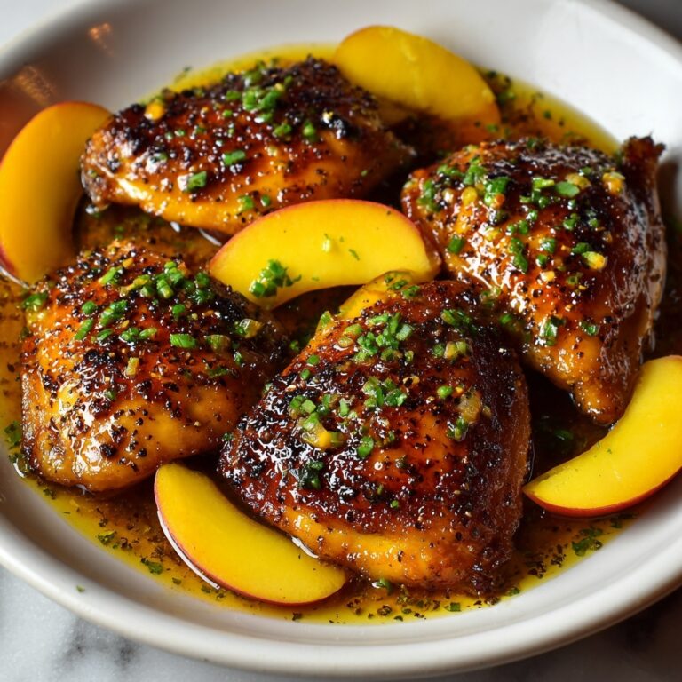 Peach-Glazed Chicken Breast: Sweet, Savory & Perfect for Summer Recipe