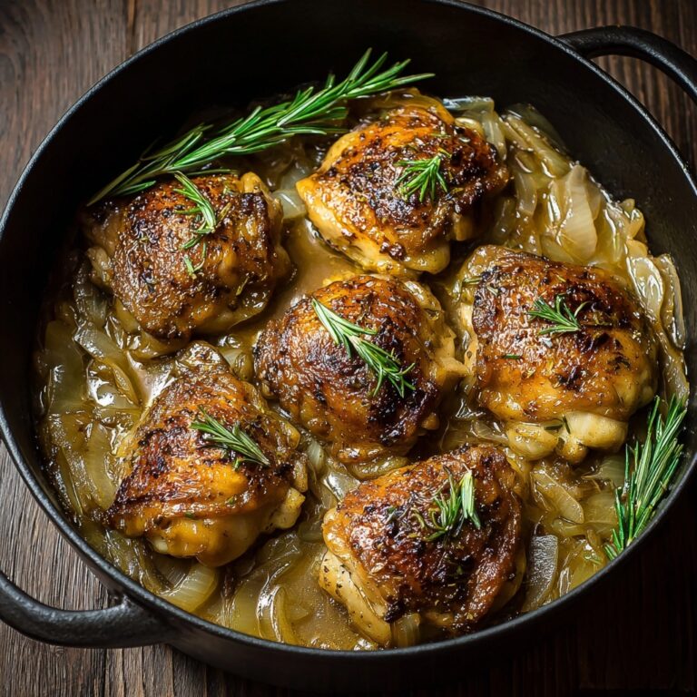 Cozy Onion and Chicken Stew Recipe