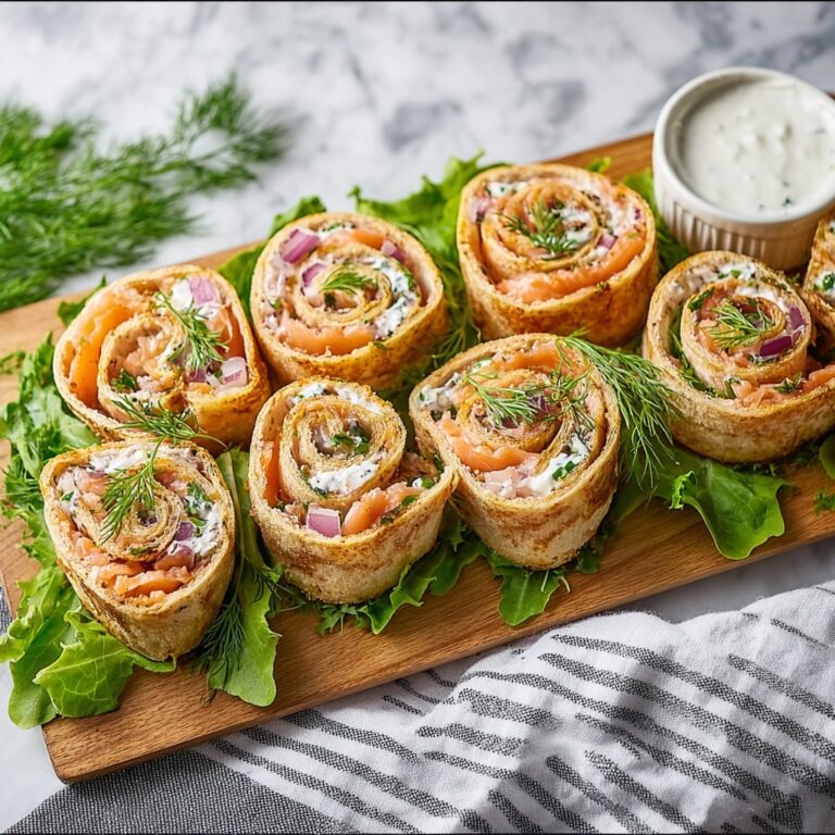 Smoked Salmon Pinwheels Recipe
