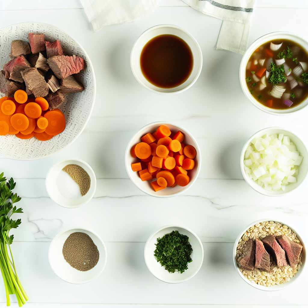 Crockpot Beef & Barley Soup Recipe - Recipe Image