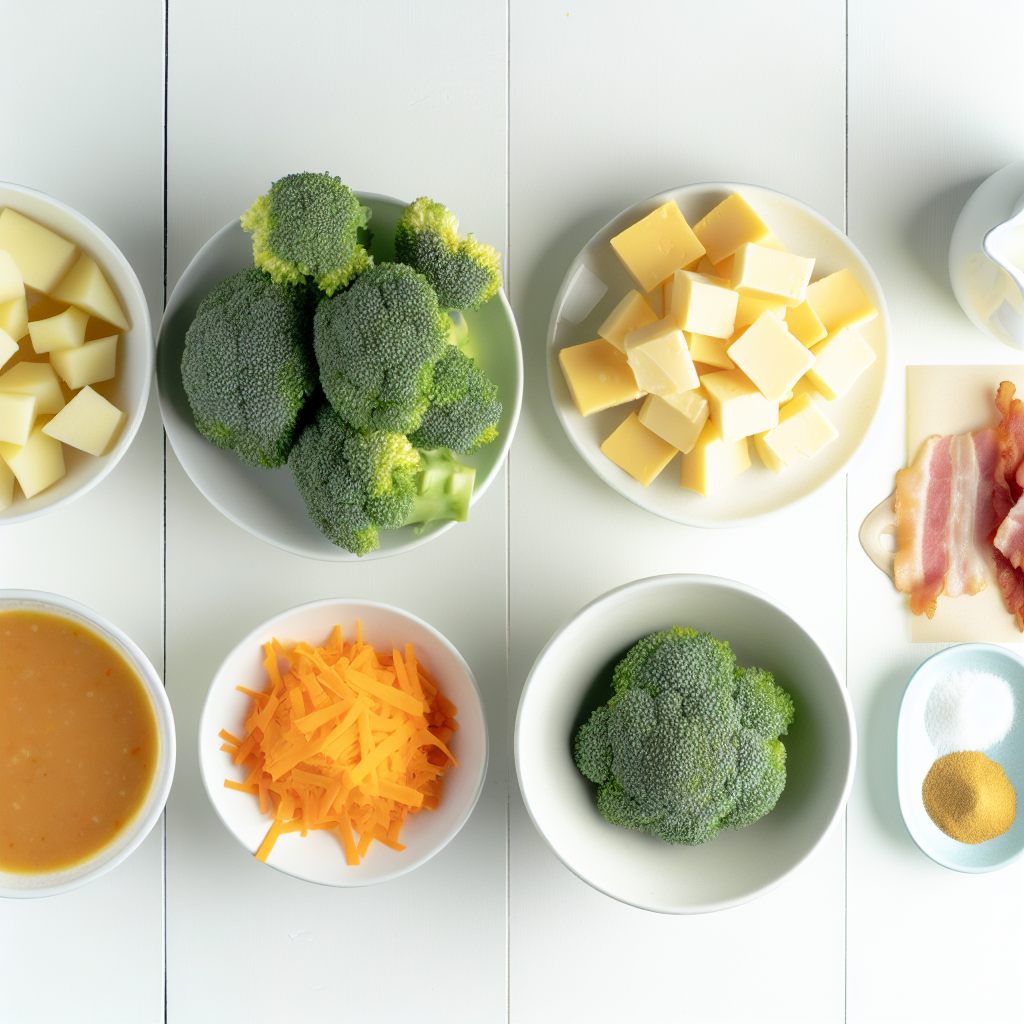 Cheesy Broccoli Cheddar and Bacon Soup Recipe - Recipe Image