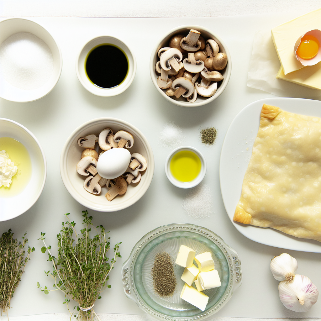 Savory Mushroom Gruyère Puff Braid Recipe - Recipe Image