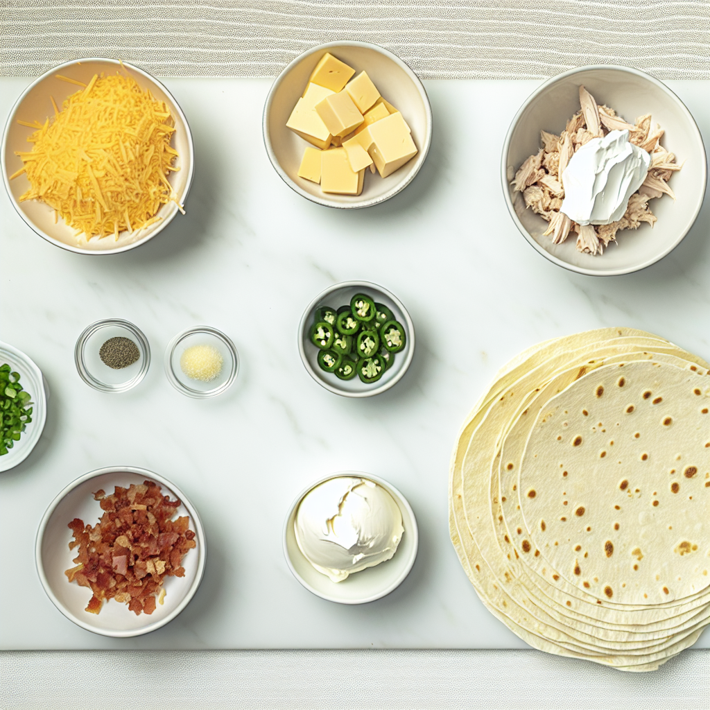 Jalapeño Popper Cheesy Chicken Enchiladas Recipe - Recipe Image