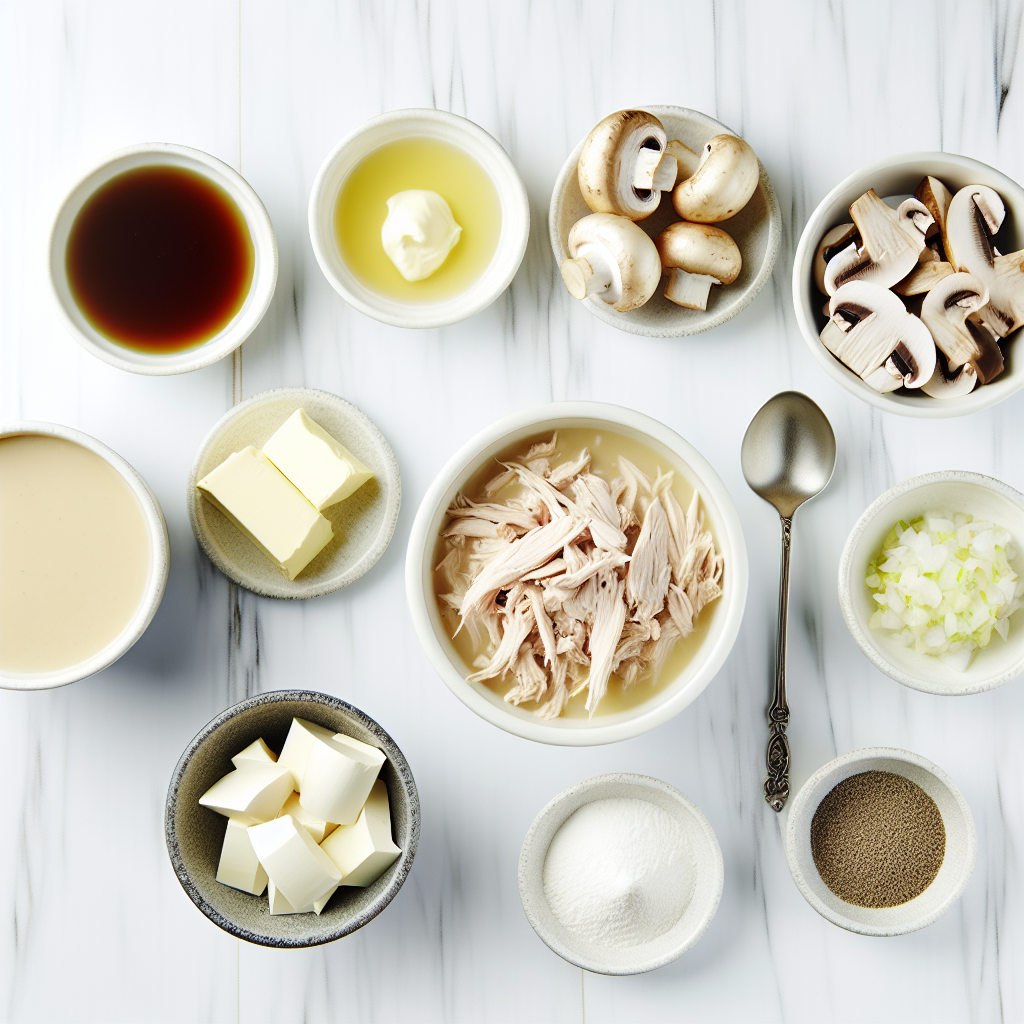 Creamy Rotisserie Chicken and Mushroom Soup Recipe - Recipe Image
