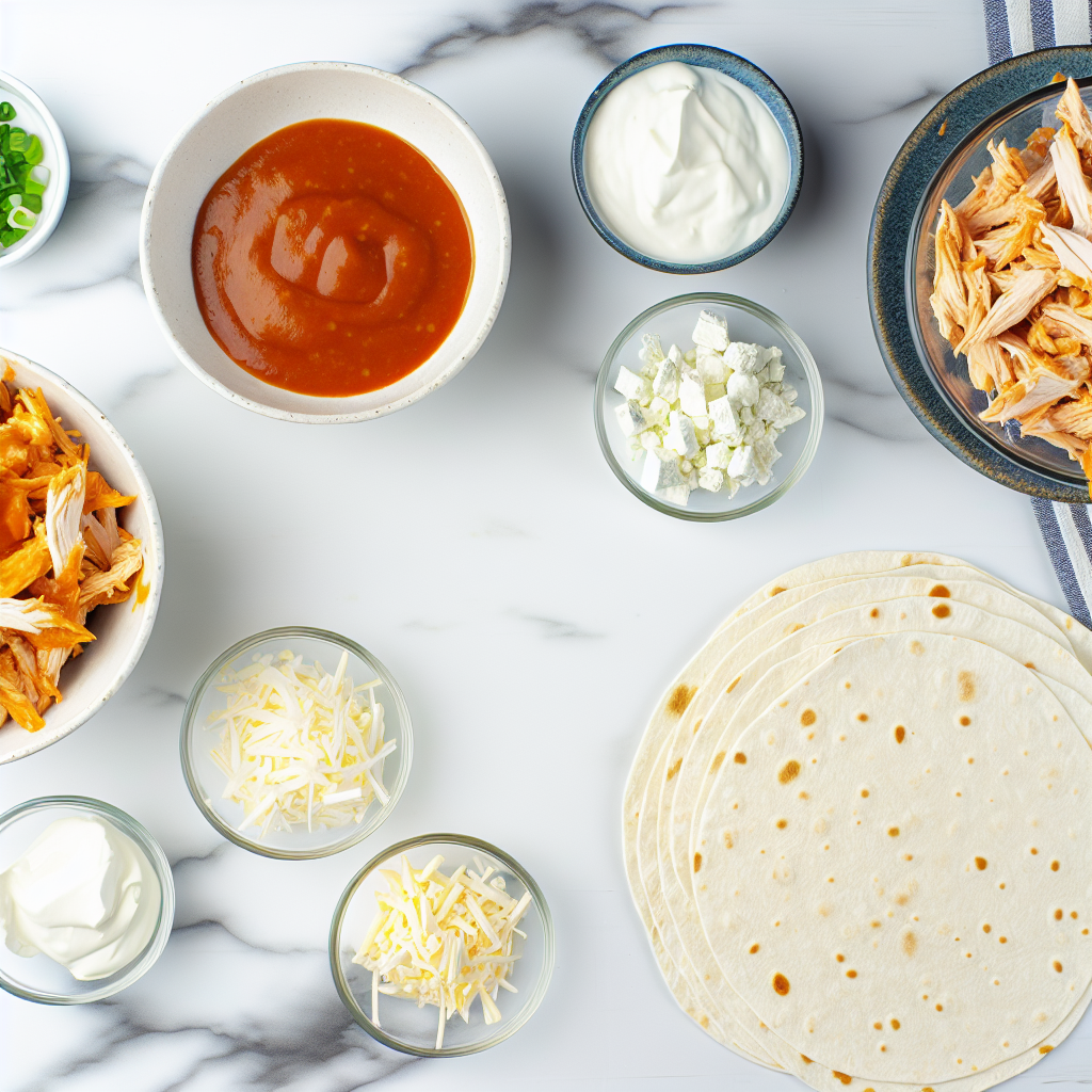 Buffalo Chicken Quesadilla Recipe - Recipe Image