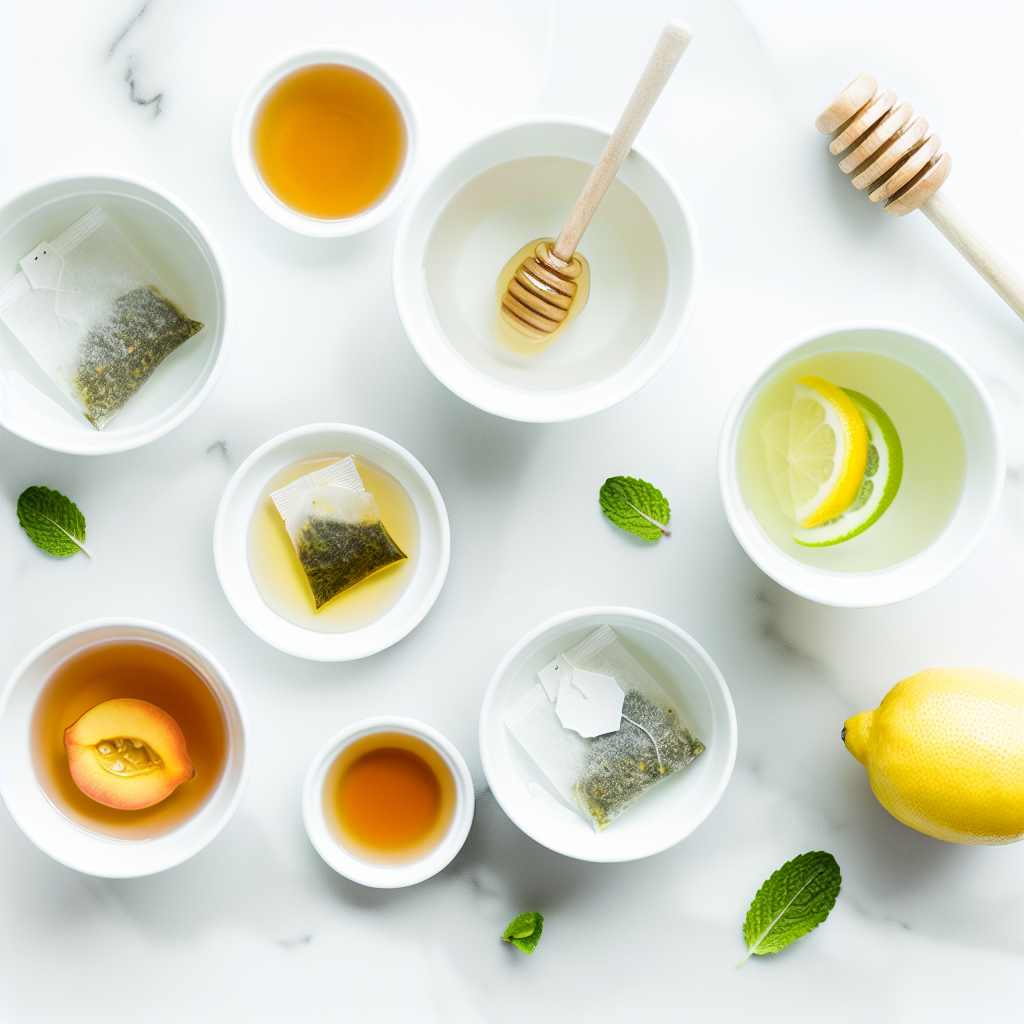 Starbucks Honey Citrus Mint Tea (Copycat Medicine Ball Tea) Recipe - Recipe Image