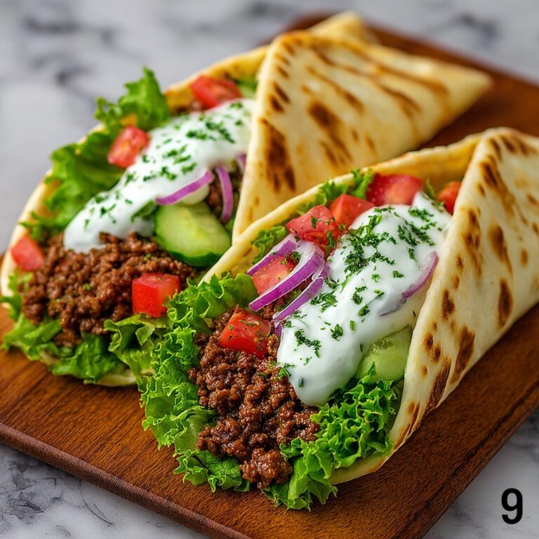 Greek Beef Wraps with Cucumber Yogurt Sauce – Ultimate 30-Minute Dinner Recipe