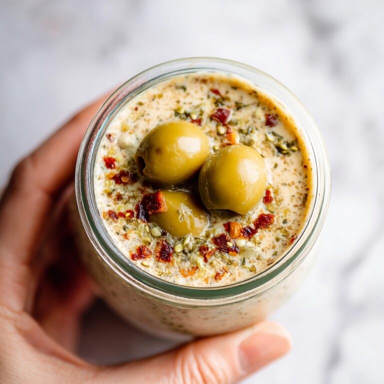 Olive Lovers’ Dream Dip – Creamy Feta & Green Olive Spread Recipe