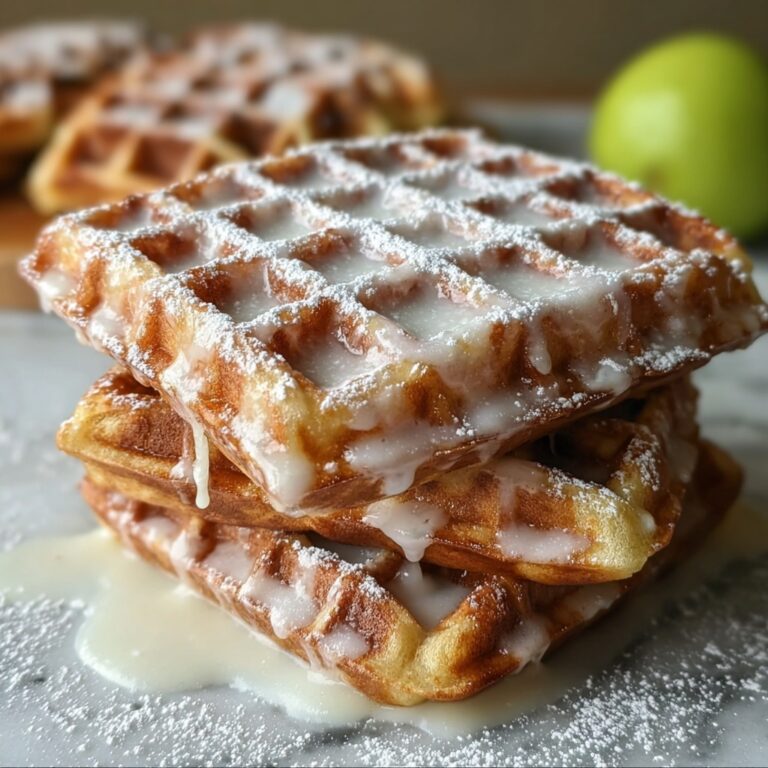 Mini Apple Fritter Waffle Donuts Recipe