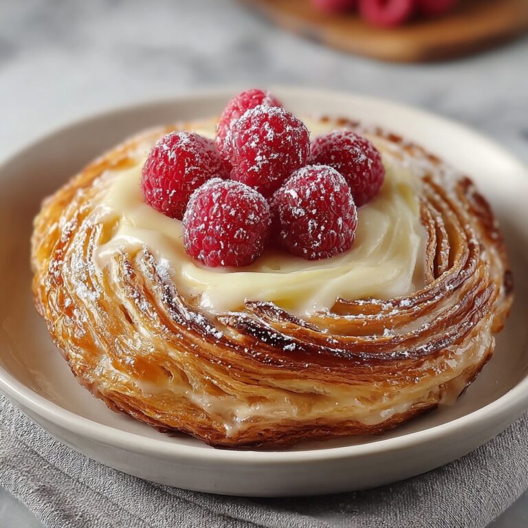 Raspberry Cheesecake Danish Pastry Recipe