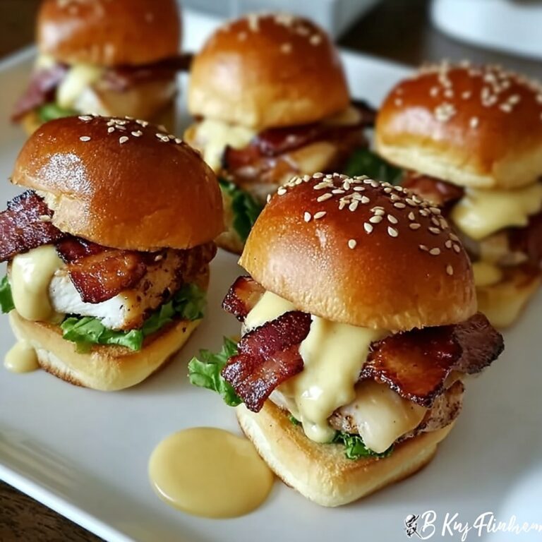 Honey Mustard BLT Chicken Sliders Recipe