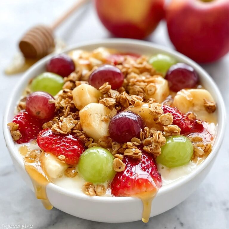 Caramel Crunch Cheesecake Fruit Salad Recipe