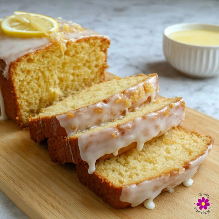 Moist Lemon Loaf Cake with Lemon Syrup Recipe