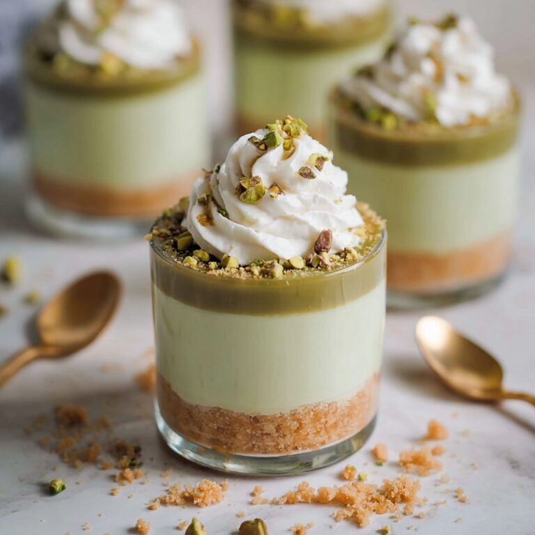 No Bake Pistachio Cheesecake – A Creamy, Oven-Free Dessert Recipe