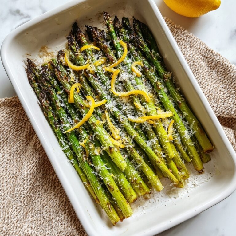 Roasted Asparagus with Lemon & Parmesan Recipe