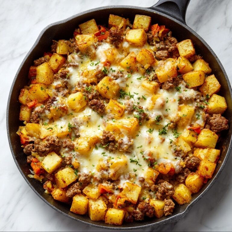 Paula Deen Cheesy Ground Beef and Potato Casserole Recipe