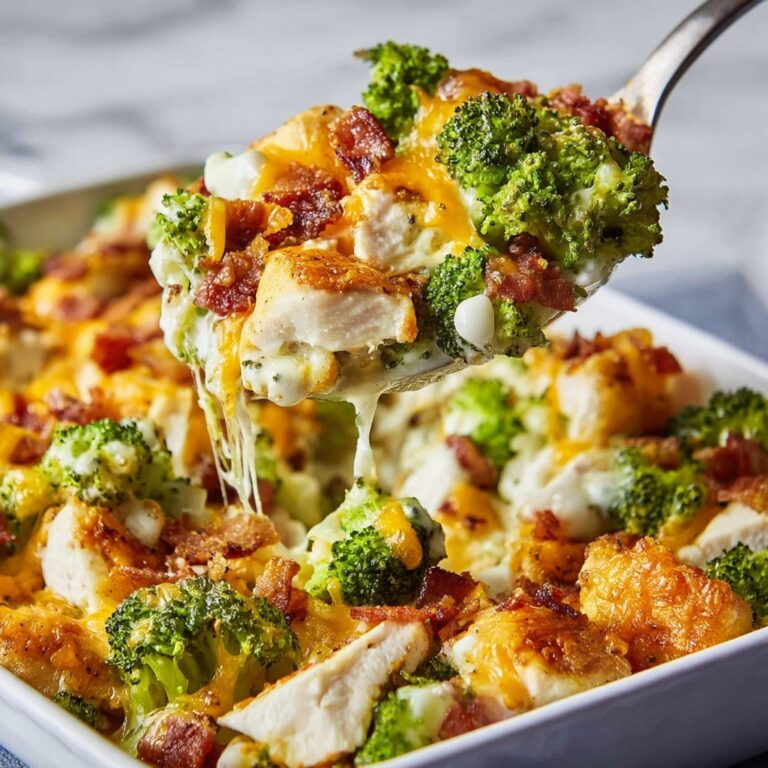 Keto Chicken Bacon Ranch Casserole Recipe