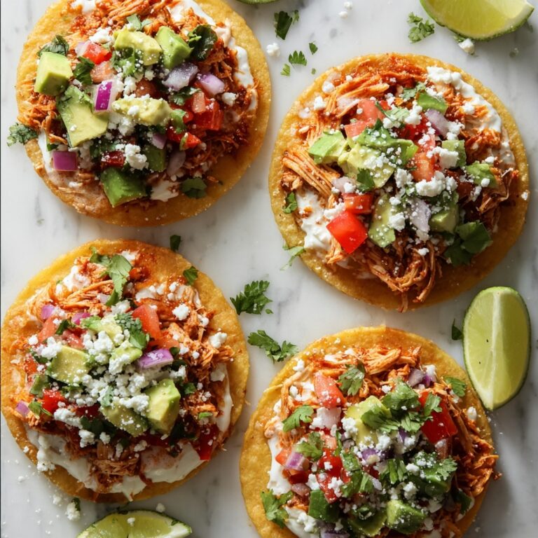 Chicken Tinga Tostadas Recipe