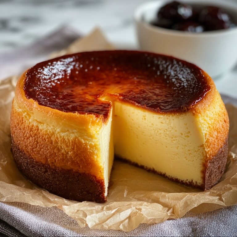Decadent Burnt Basque Cheesecake Loaf Recipe