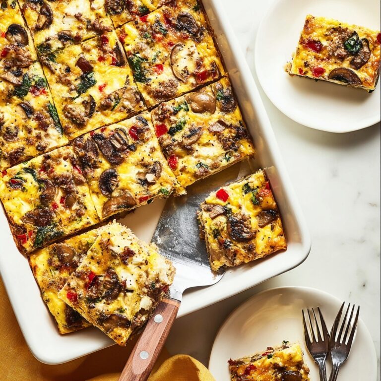 Breakfast Sausage & Veggie Hash Brown Casserole Recipe