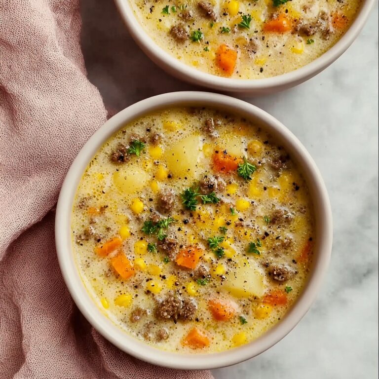 Ground Beef Potato Soup Recipe