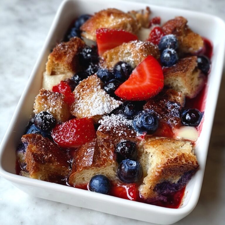 Overnight French Toast with Berry Topping Recipe