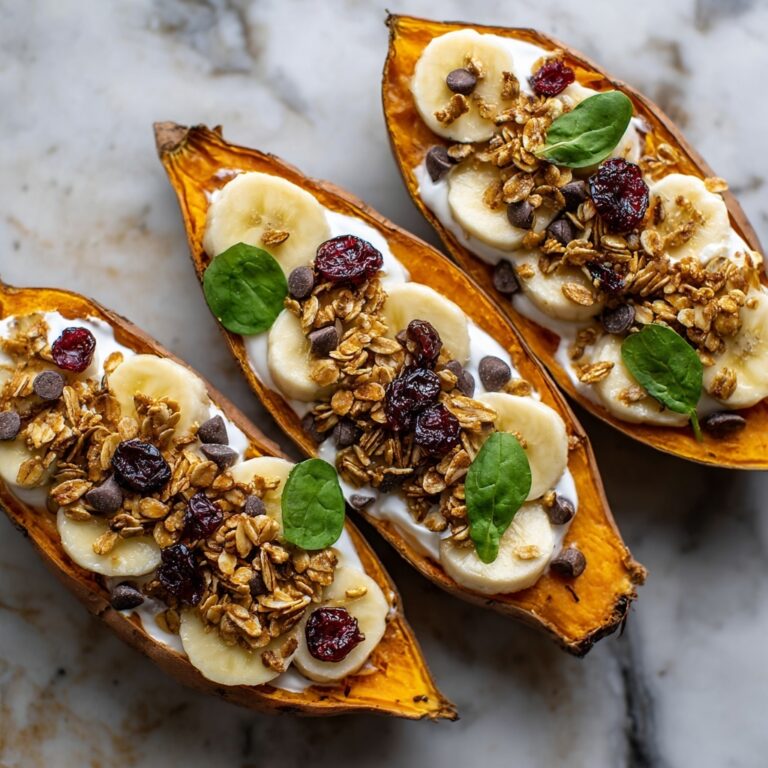 Loaded Breakfast Sweet Potato Boats Recipe
