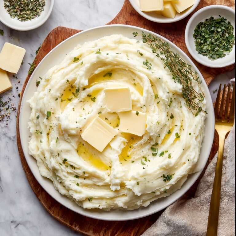 Garlic Herb Mashed Potatoes Recipe