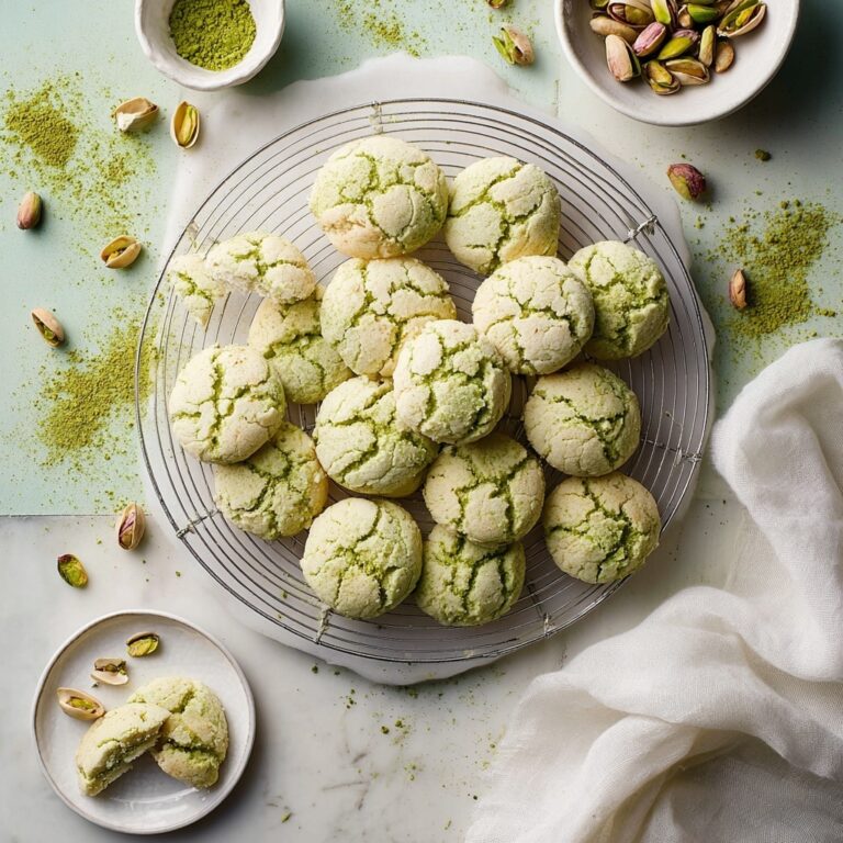 Grain-Free Pistachio Italian Wedding Cookies Recipe