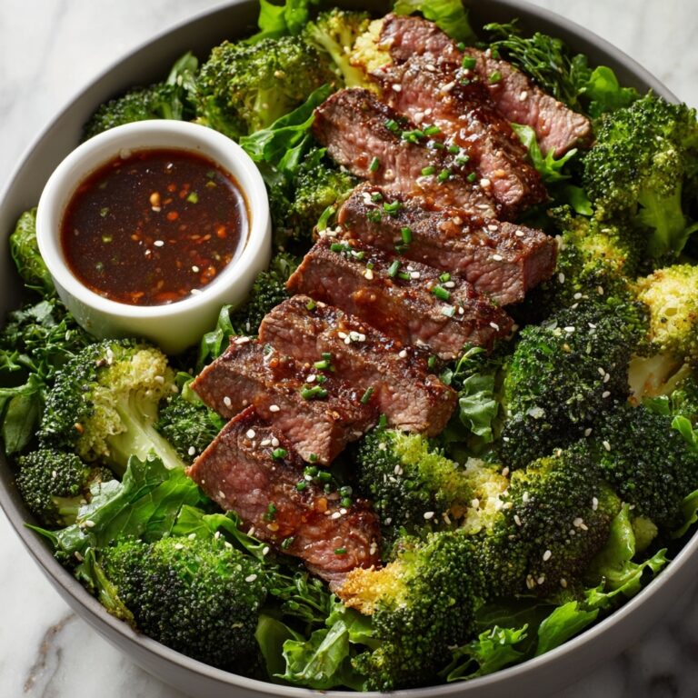 Beef & Broccoli Steak Salad: Power-Packed with 30g Protein Recipe