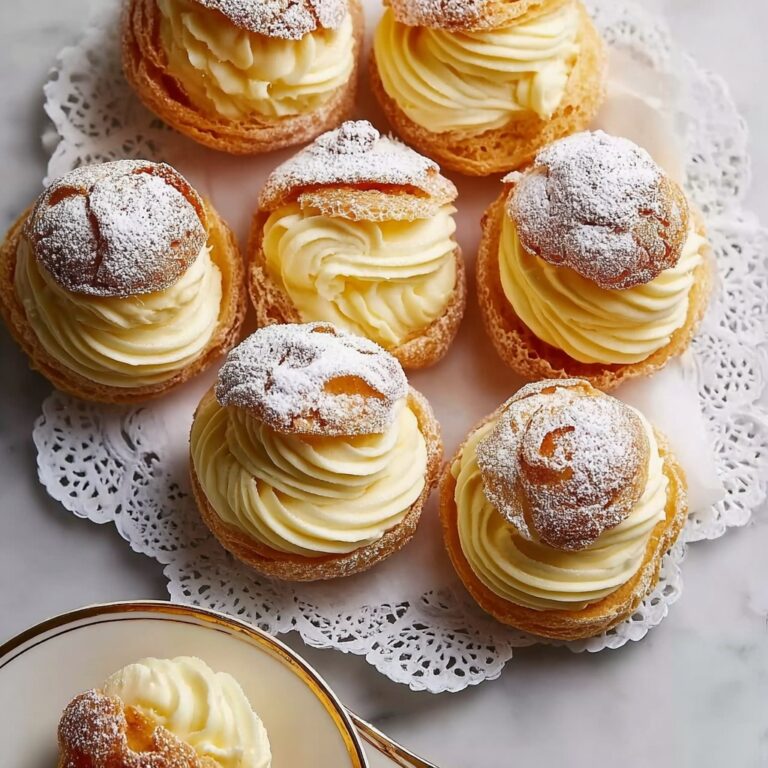 Eggnog Cream Puffs Recipe