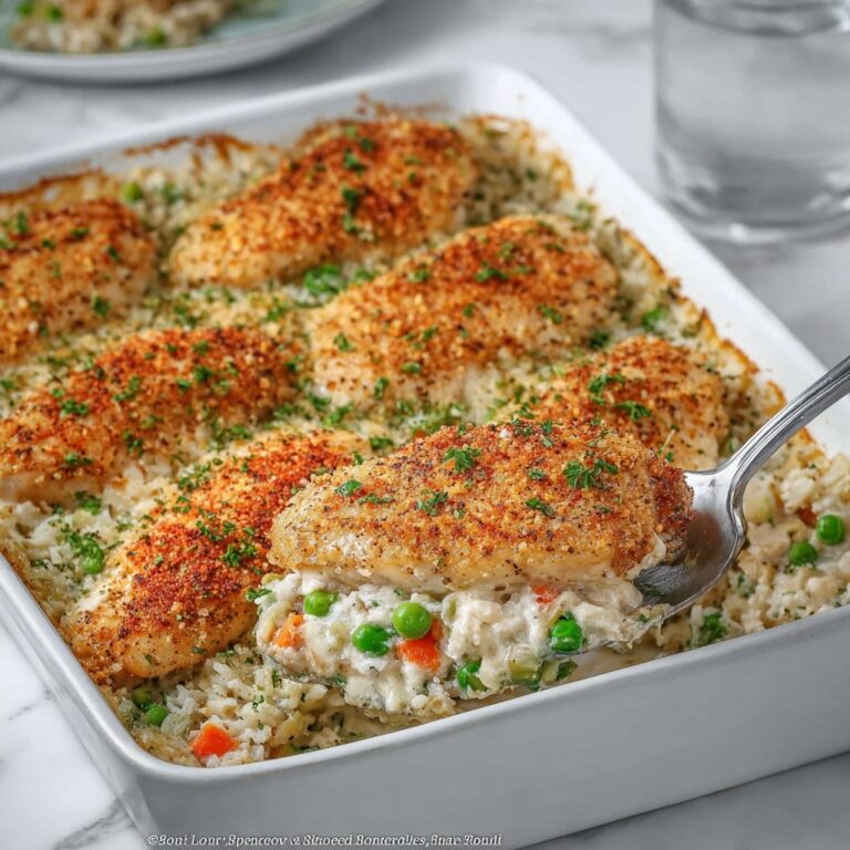 No Peek Chicken and Rice Casserole Recipe