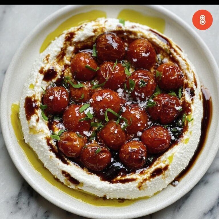 Fool-Proof Whipped Feta Dip with Bursting Cherry Tomatoes Recipe