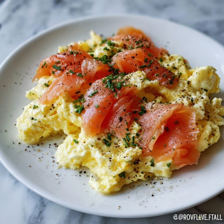 Smoked Salmon Scrambled Eggs Recipe