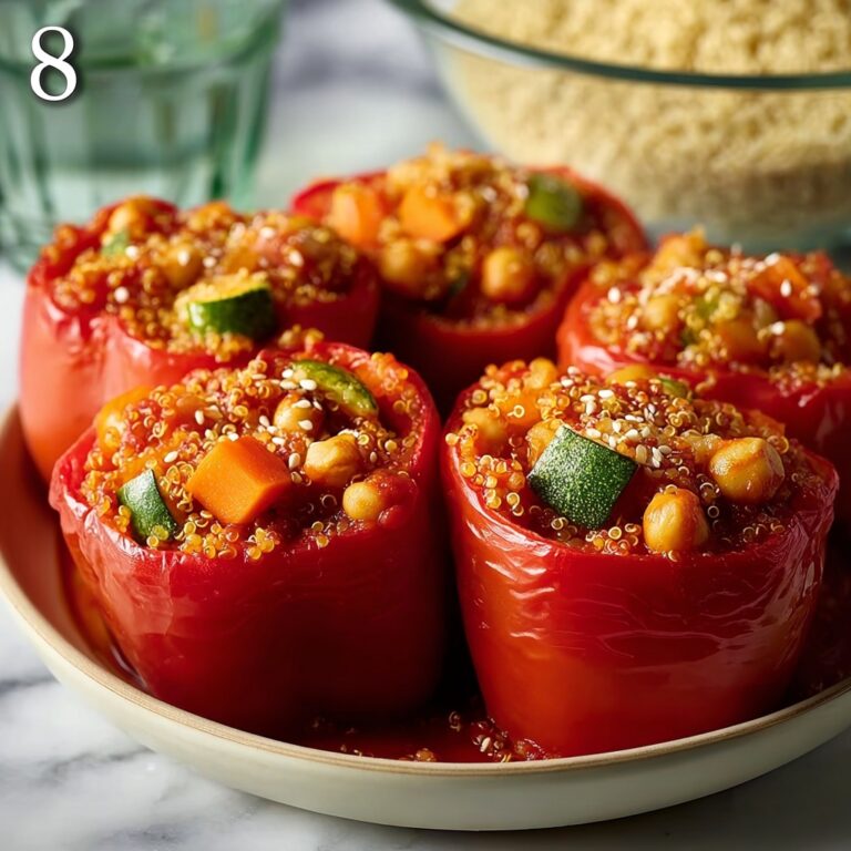 Chickpea Vegan Stuffed Bell Peppers Recipe