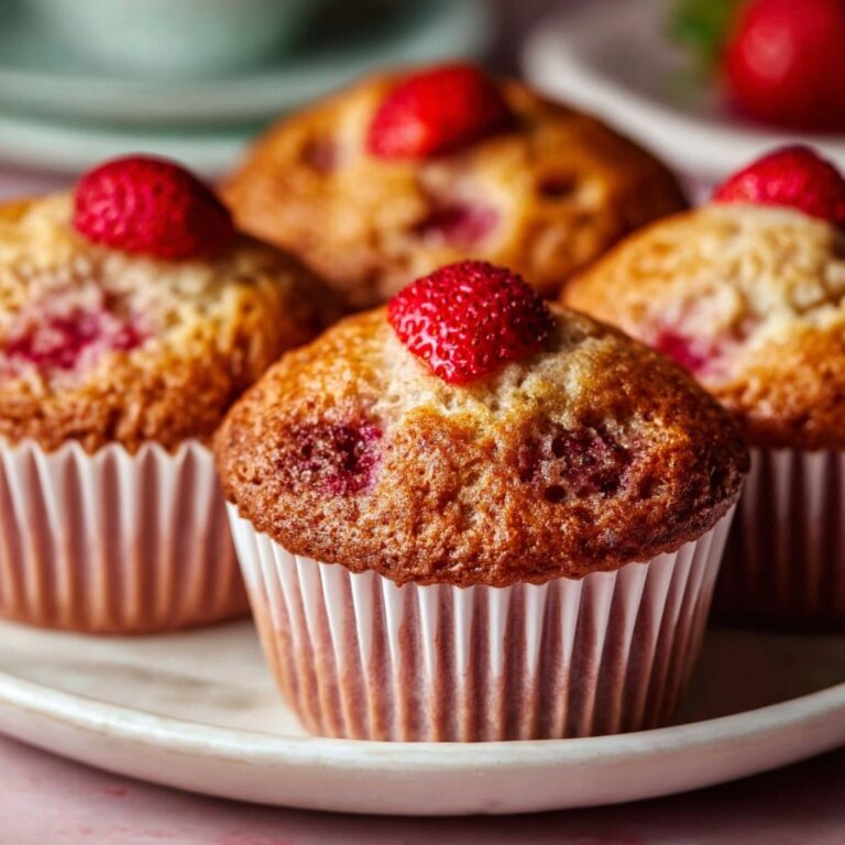 Vegan Double Strawberry Muffins Recipe