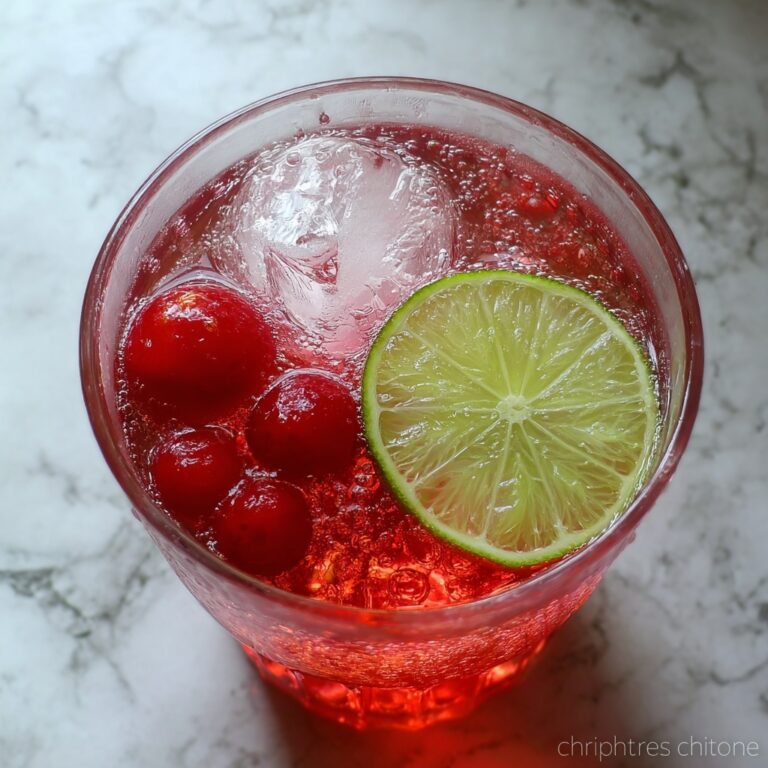 Chilled Crimson Cosmo Cocktail Recipe