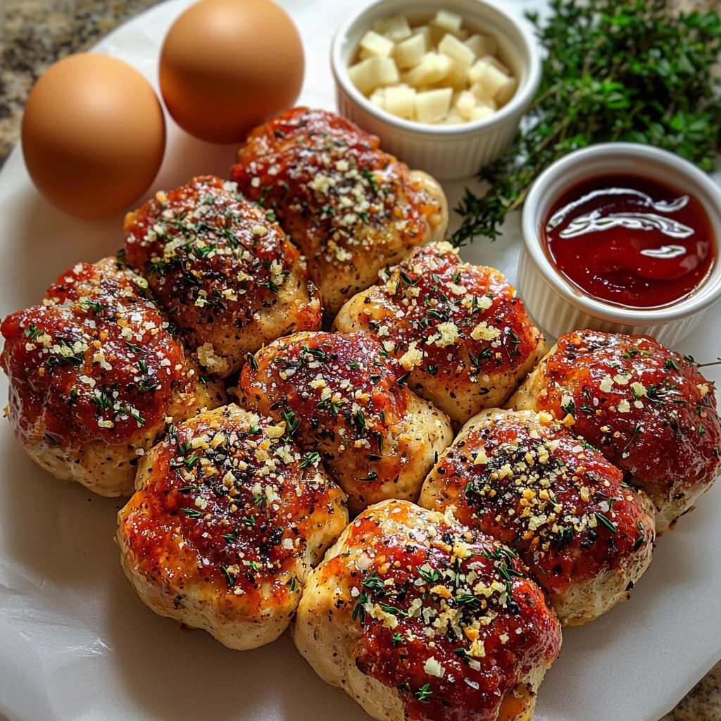 /Imagine prompt: A clean, bright flat lay of all main smoked meatloaf ingredients artfully arranged on a smooth, matte white surface. Includes two piles of raw ground meats — 2 pounds of marbled ground beef (80/20) showing rich red and creamy fat flecks, and a smaller mound of pale pink ground pork for contrast. Nearby, a small white bowl filled with golden tan breadcrumbs with coarse texture. Two fresh brown eggs with smooth shells rest beside a translucent glass of creamy milk. A small pile of finely chopped white onion and scattered minced garlic cloves add natural texture and crisp whites. Small ceramic spoons hold dark amber Worcestershire sauce, bright yellow smooth mustard, and glossy deep red ketchup. Sprinkled piles of reddish-brown smoked paprika, coarse black pepper, flaky dried thyme, and fine white salt bring variety in texture and color. In one corner, a rustic white ramekin filled with the glossy glaze ingredients — deep red ketchup mixed with amber brown sugar, light golden apple cider vinegar, and a small drop of vibrant orange hot sauce, lightly streaked to show texture. Each ingredient spaced with natural shadows and highlights, giving a fresh, inviting feeling with warm, soft natural lighting emphasizing vibrant colors and diverse textures. Minimalistic styling with subtle greenery sprigs like thyme for a hint of freshness, clean lines, no clutter, emphasizing ingredients’ raw, rustic beauty. Overhead shot, top down view, flat lay photography, professional food styling --ar 1:1 --q 2 --s 750 --v 6.1