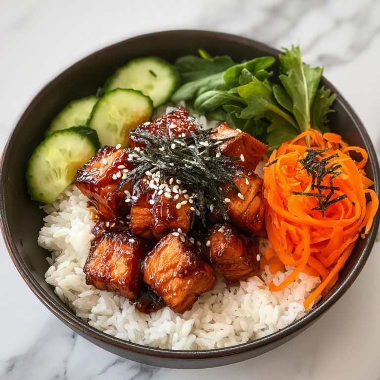 Honey Garlic Salmon Bowl Recipe