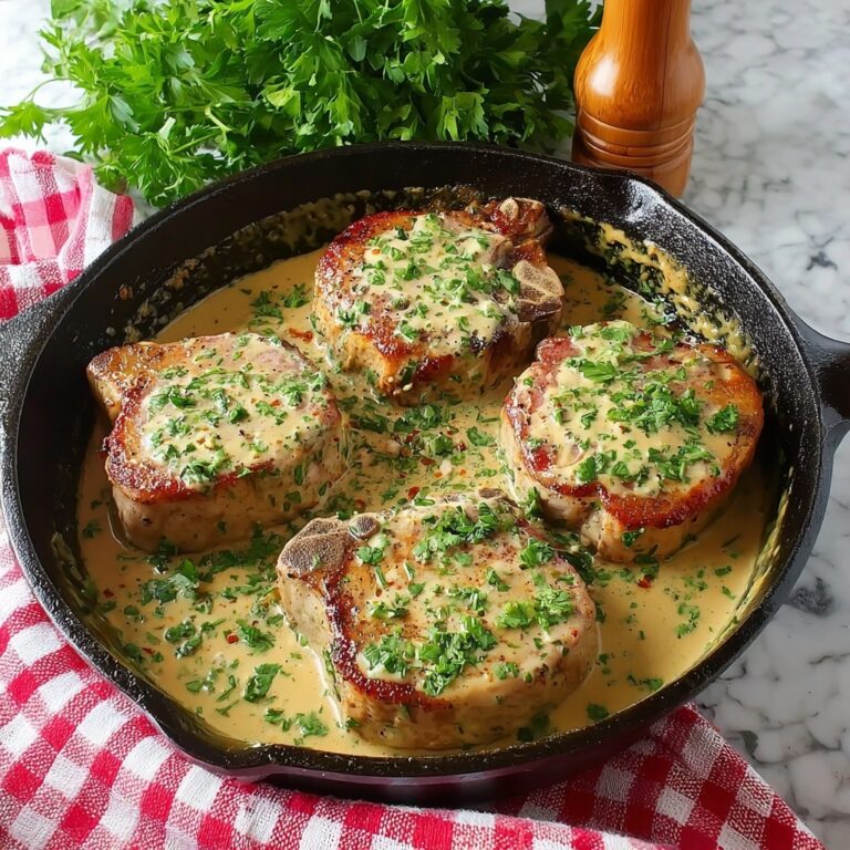 Irresistible Creamy Garlic Pork Chops (One-Pan) Recipe