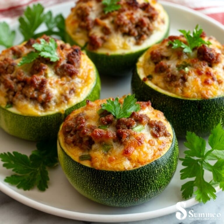 Stuffed Zucchini Boats Recipe