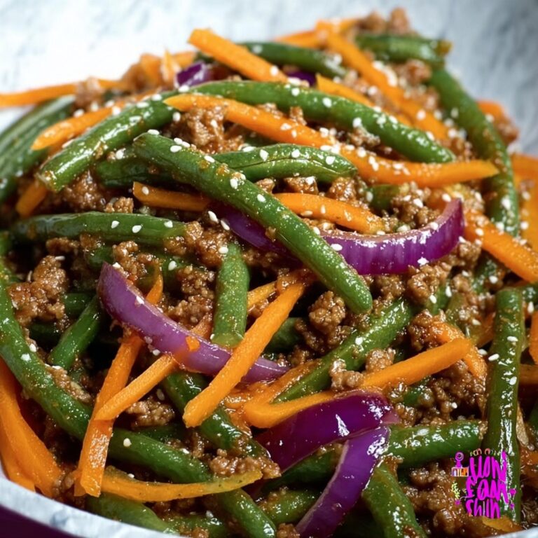Weeknight Ground Turkey with Green Beans Teriyaki Recipe