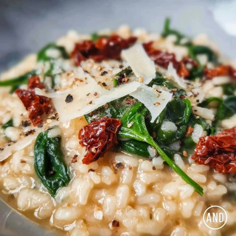 Sun-Dried Tomato and Spinach Risotto Recipe