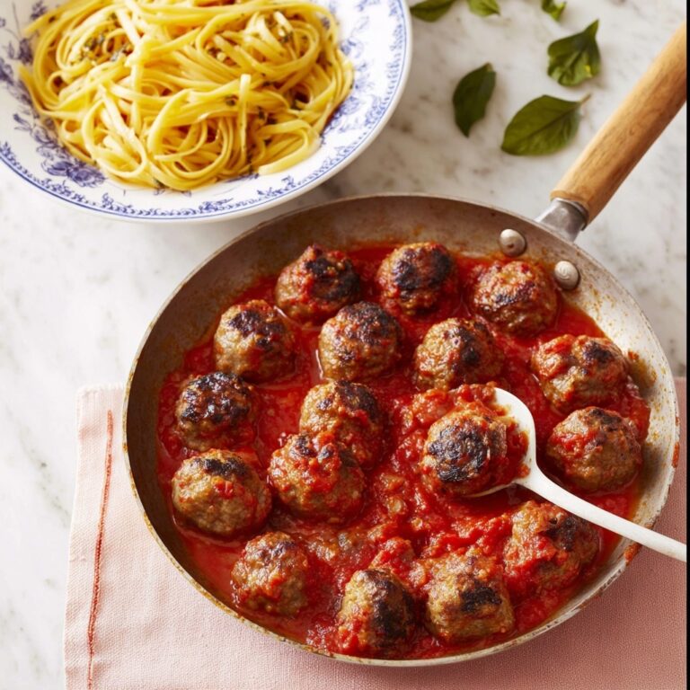 Classic Oven-Baked Italian Meatballs Recipe