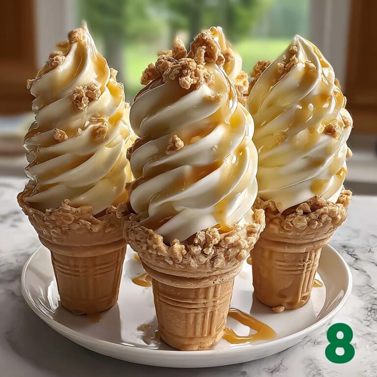 Banana Pudding Cheesecake Cones Recipe